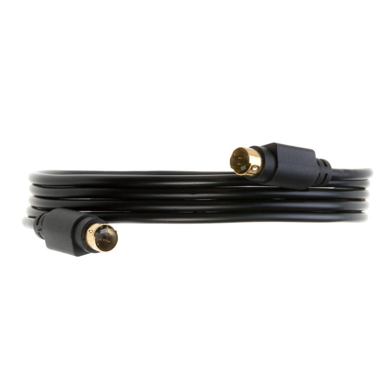 WireZee S-Video Cable 4 Pin Male 75 Ohm Patch Cord 6ft 12ft 25ft 50ft for DVD HDTV (6FT) - Image 3